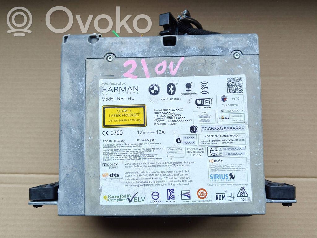 BMW 1 F20 F21 Panel / Radioodtwarzacz CD/DVD/GPS 