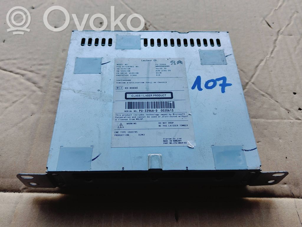 Peugeot 308 Radio / CD/DVD atskaņotājs / navigācija 