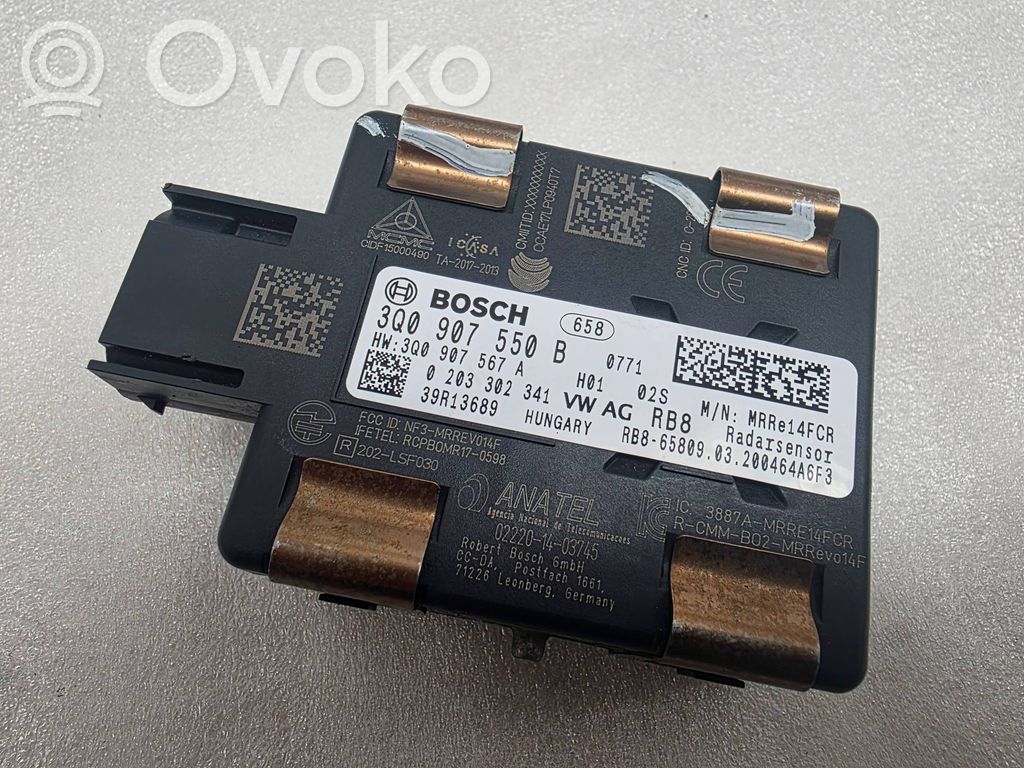 Skoda Octavia Mk3 (5E) Sensor de radar Distronic 