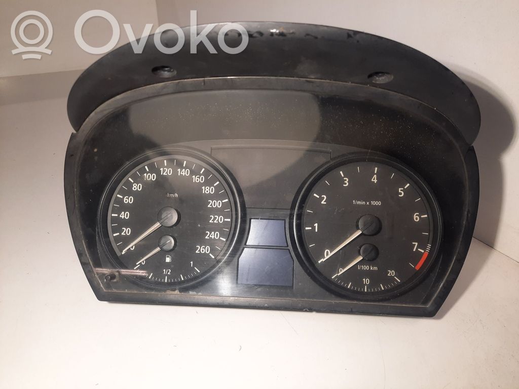 BMW 3 E90 E91 Speedometer (instrument cluster) 