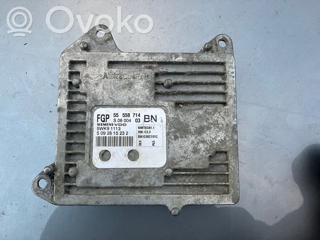 Opel Vectra C Engine control unit/module 