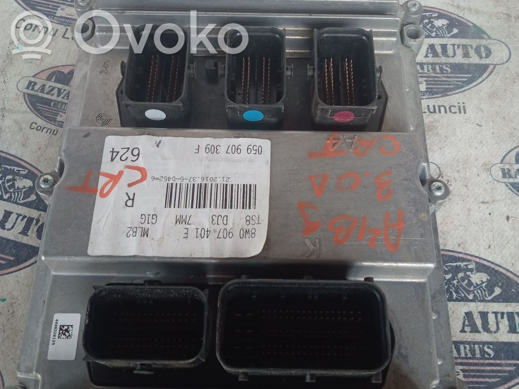 Unidad de control/módulo del motor   8W0907401E,8W0907401E