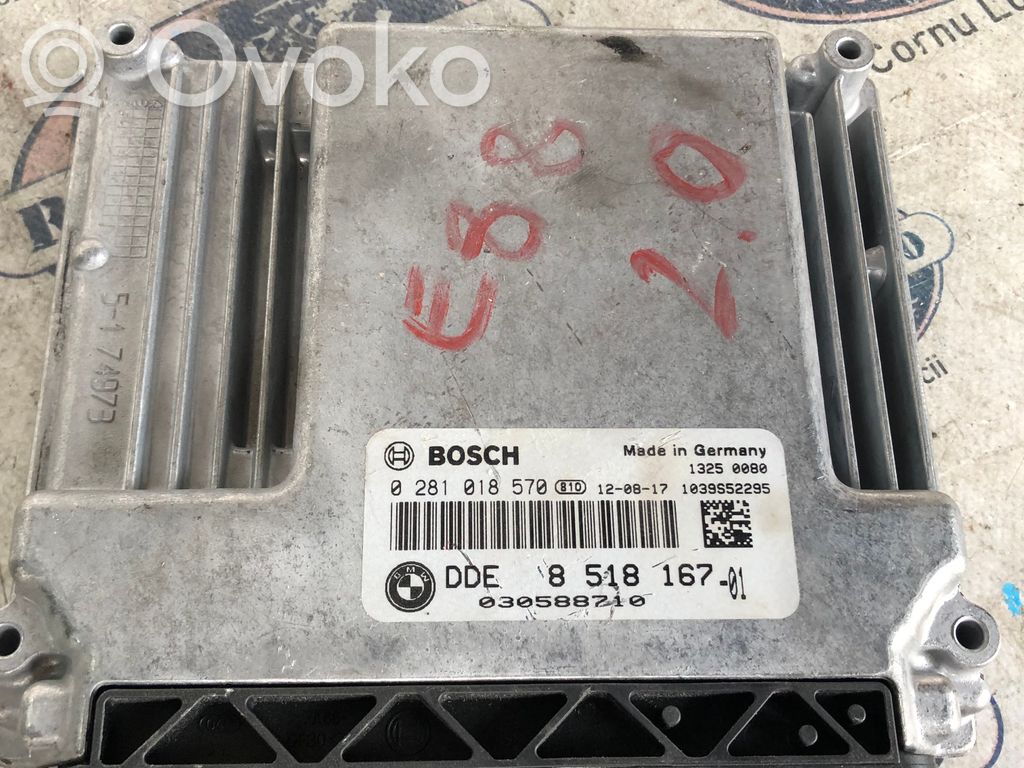 BMW 1 E81 E87 Unitate/modul de control motor 