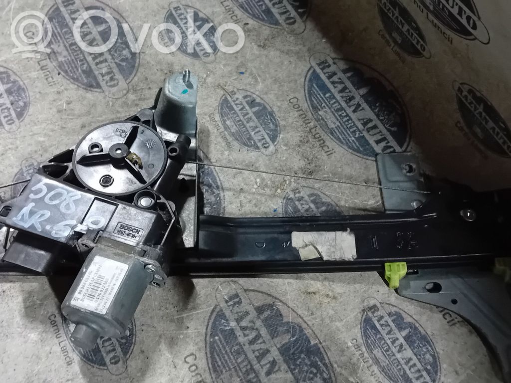 Peugeot 508 Elektryczny podnośnik szyby drzwi tylnych 