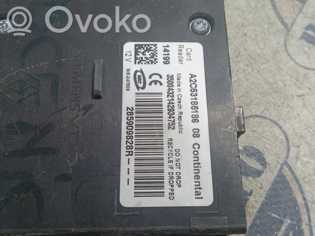 Tarjeta/llave de arranque   285909828R,13355,285909828R
