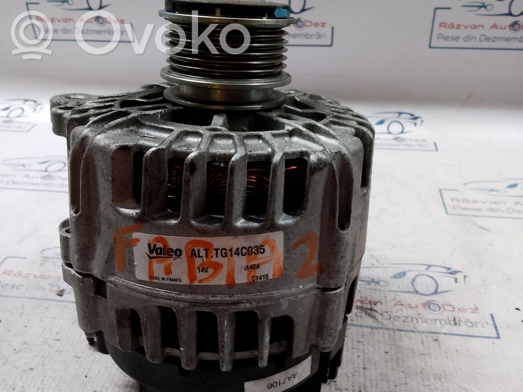 Skoda Fabia Mk2 (5J) Generatore/alternatore 