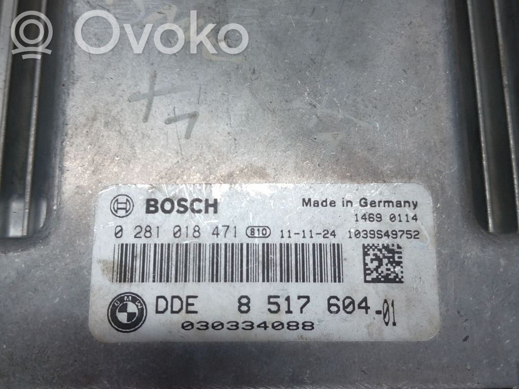 BMW X1 E84 Engine control unit/module 