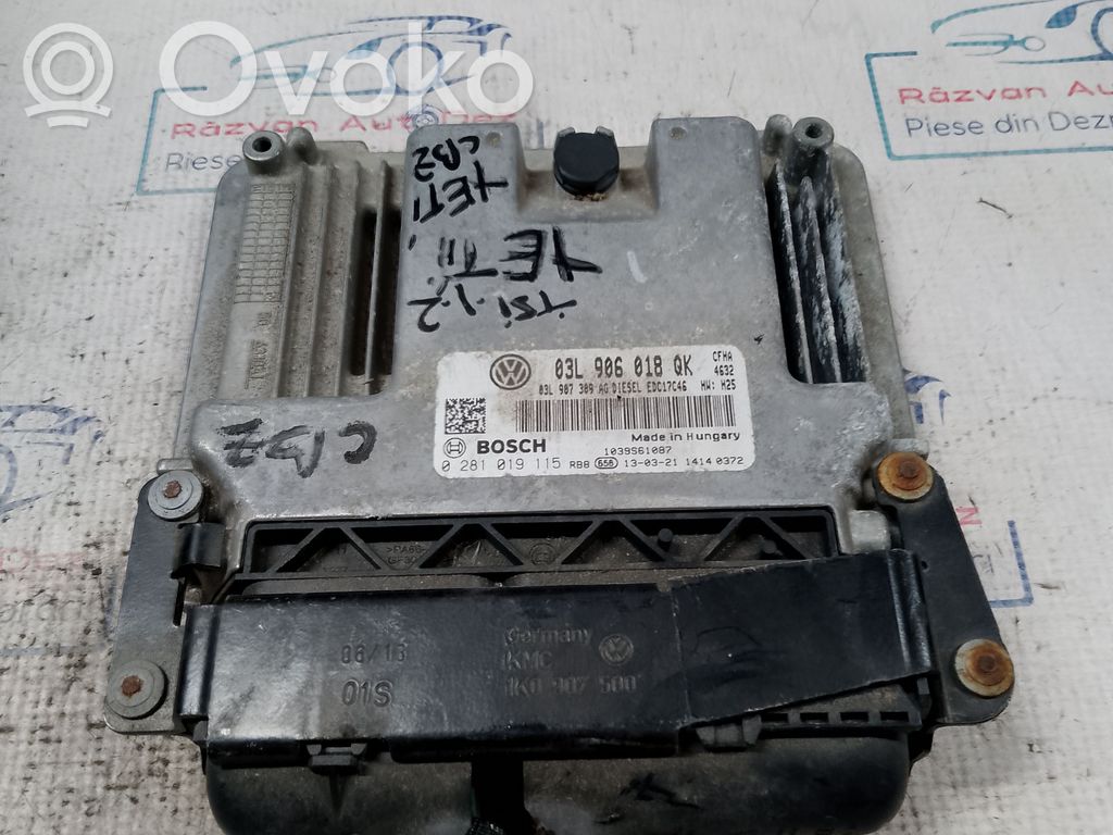 Engine control unit/module   03L906018QK,03L906018QK,25019
