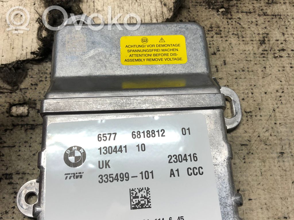 BMW 2 114 E6 E10 E20 Airbag control unit/module 