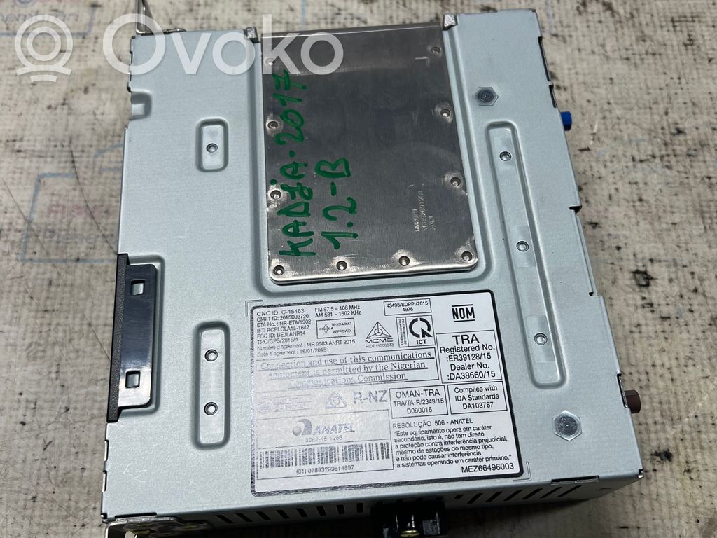 Renault Kadjar Controllo multimediale autoradio 