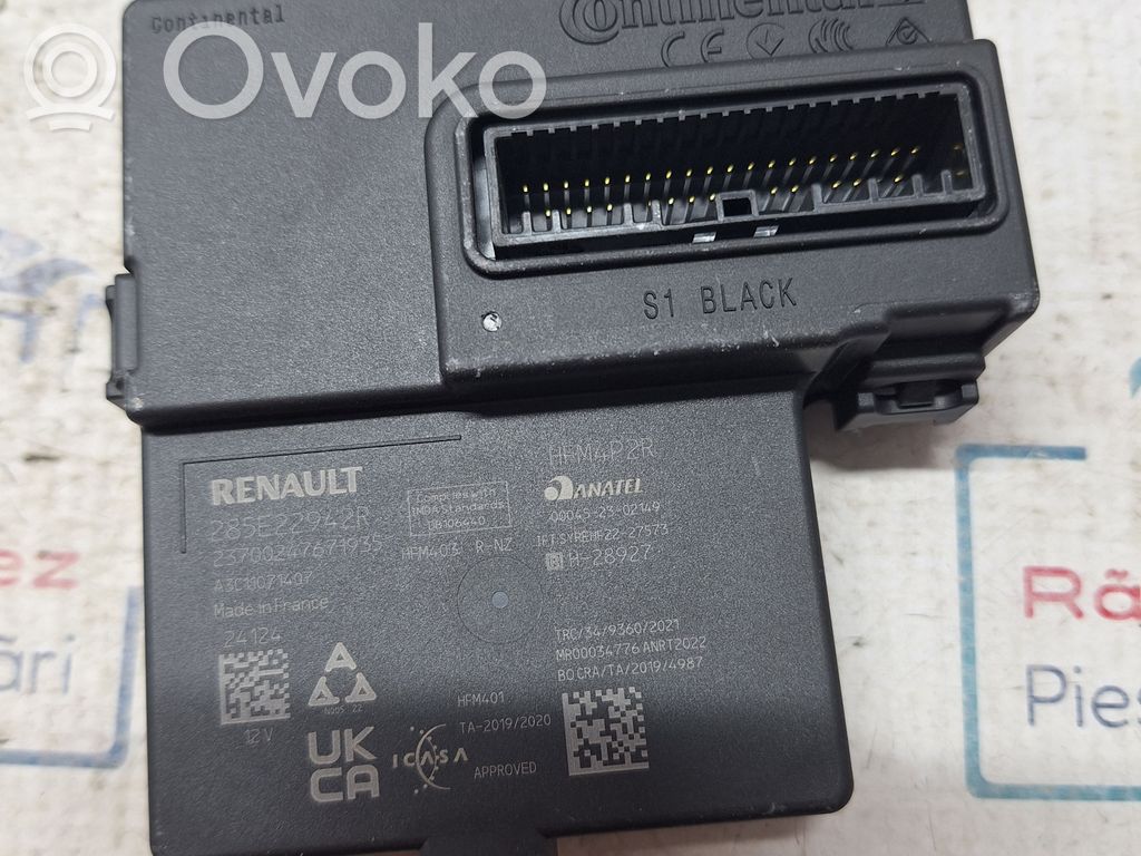 Other control units/modules   285E22942R,285E22942R