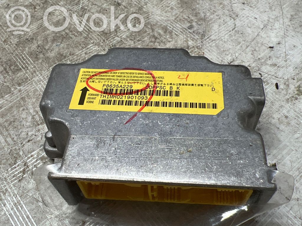 Mitsubishi Lancer Module de contrôle airbag 