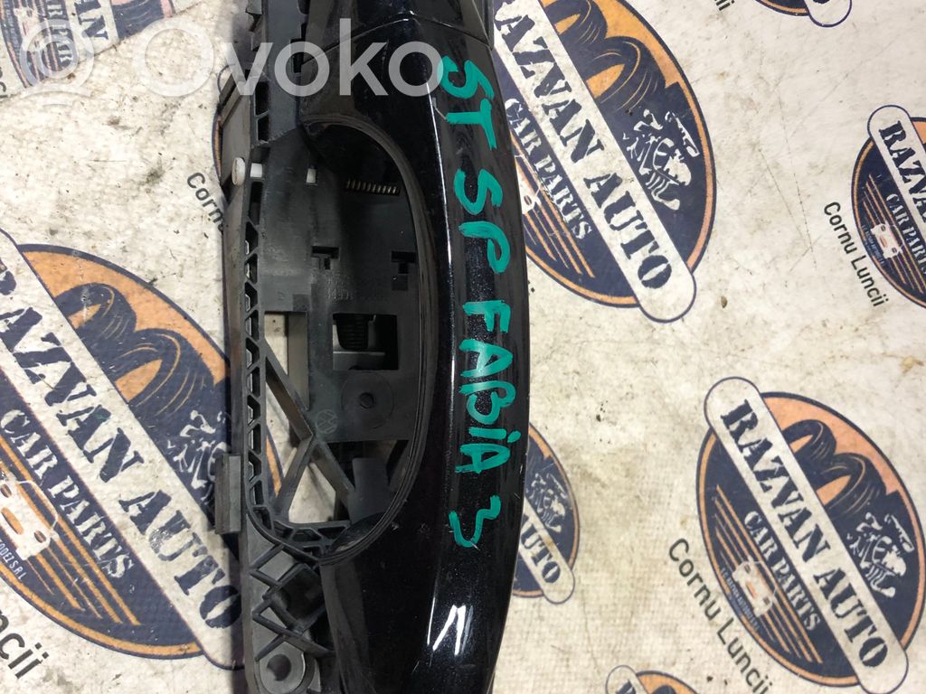 Skoda Fabia Mk3 (NJ) Klamka zewnętrzna drzwi tylnych 