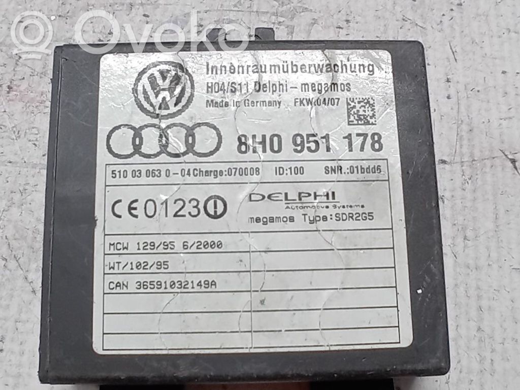 Audi A4 S4 B7 8E 8H Unitate/modul control alarmă 