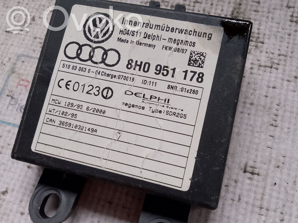 Audi A4 S4 B7 8E 8H Centralina/modulo allarme 