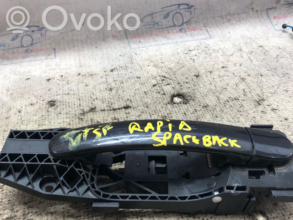 Skoda Rapid (120G, 130G, 135G) Rear door exterior handle 