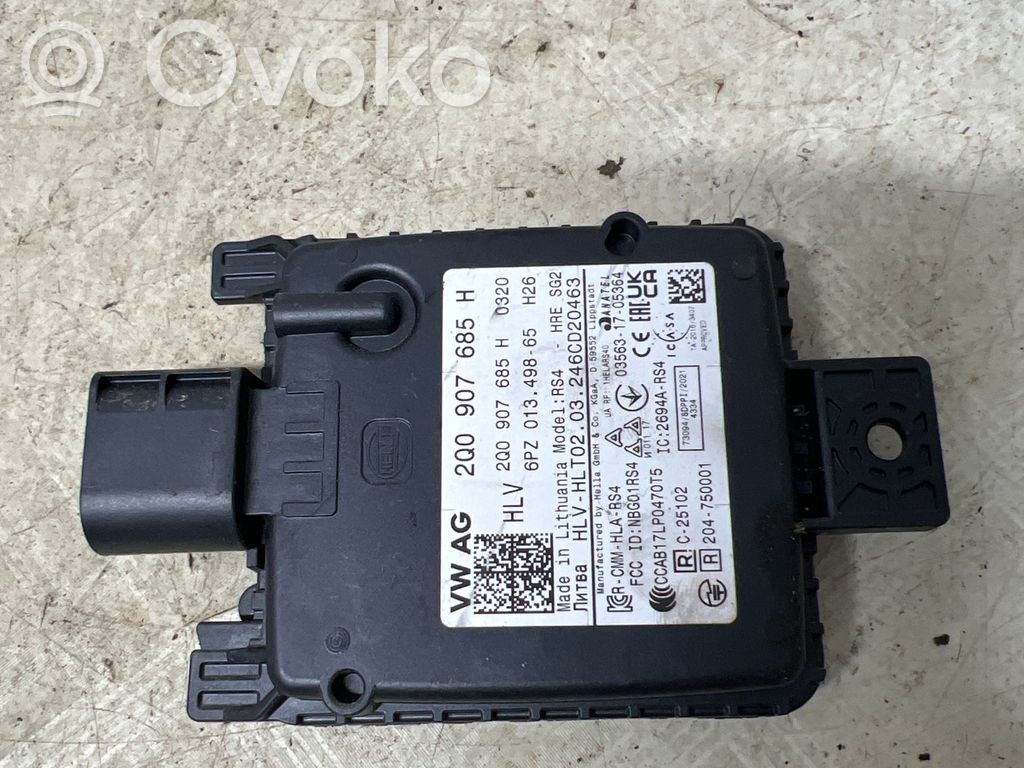 Sensor de radar Distronic   2Q0907685H,2Q0907685H