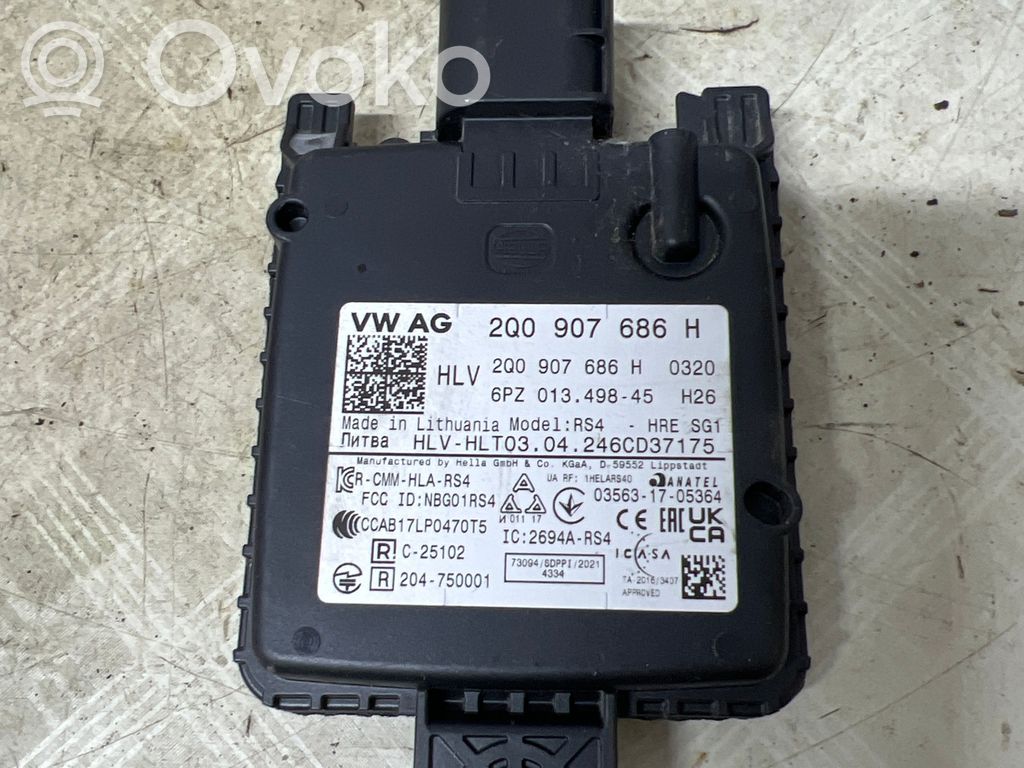 Sensor de radar Distronic   2Q0907686H,2Q0907686H