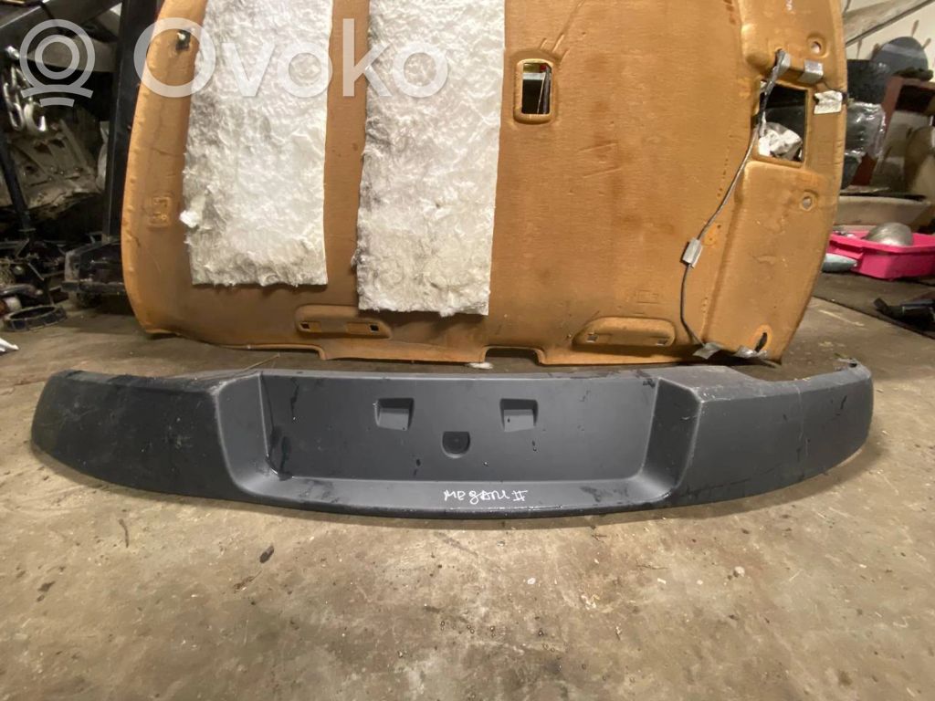 Renault Megane II Rear bumper trim bar molding 