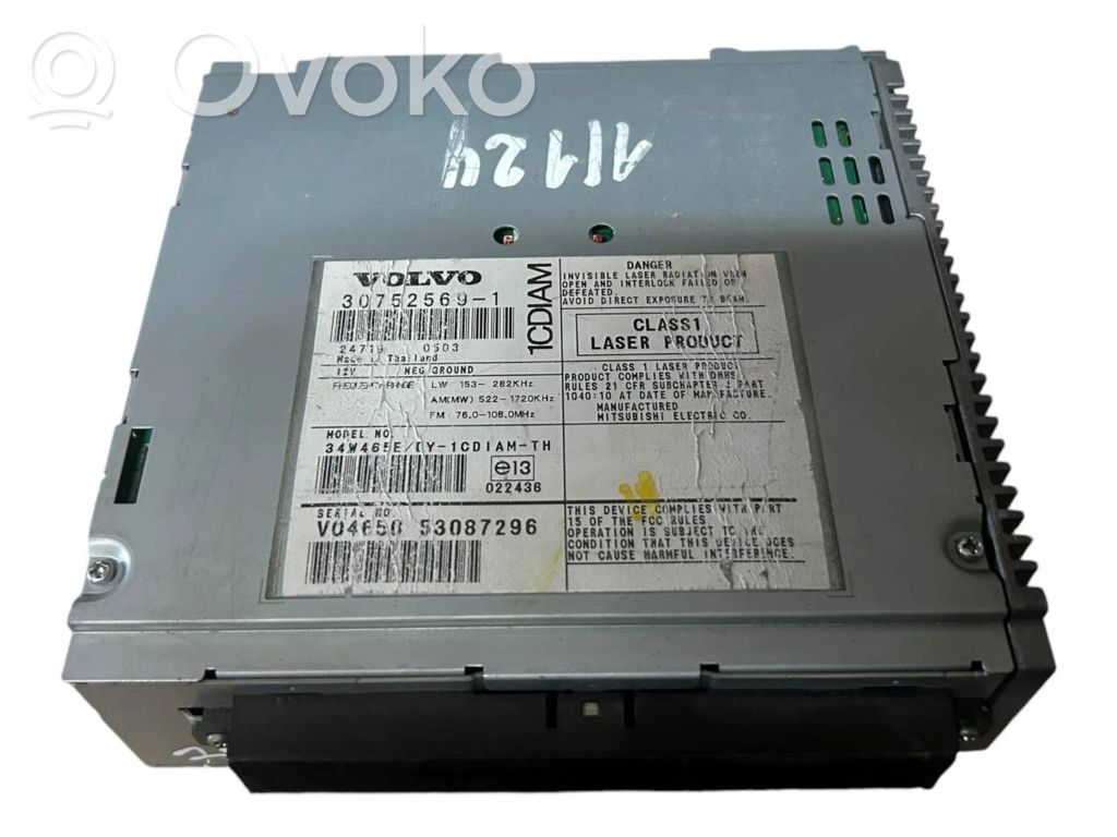 Volvo S40 Radija/ CD/DVD grotuvas/ navigacija 