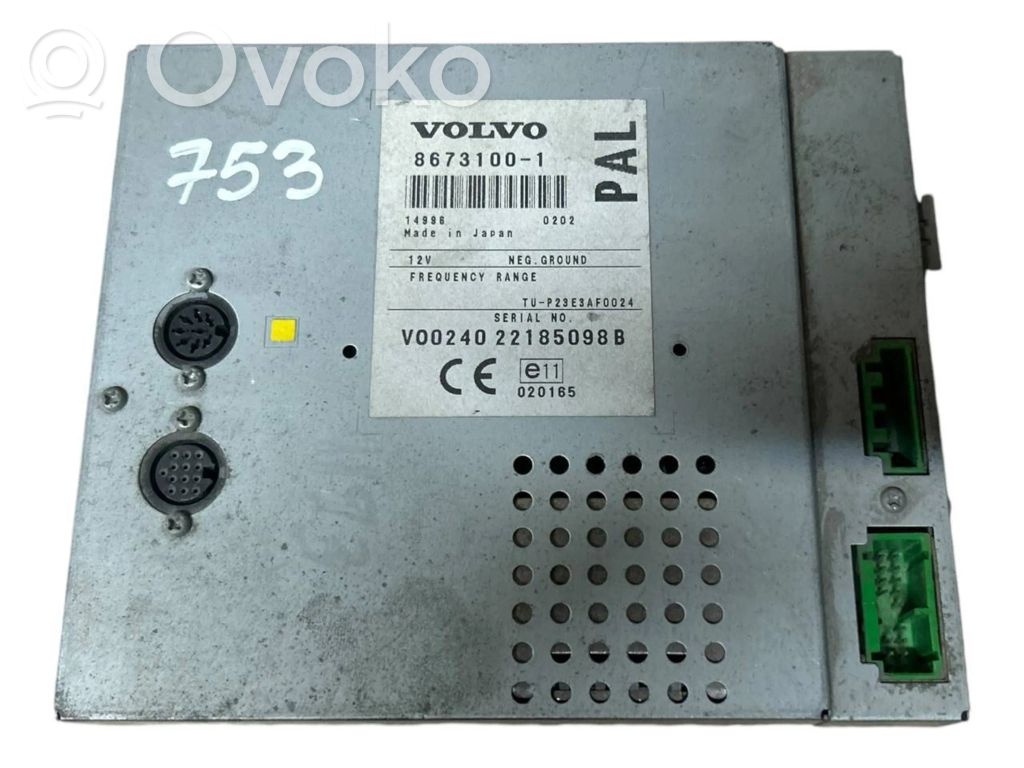 Volvo S80 Navigācijas (GPS) vadības bloks 