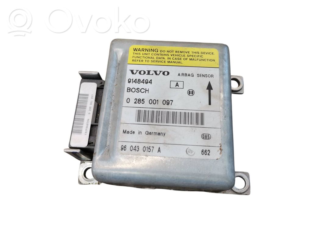 Volvo 850 Airbag control unit/module 