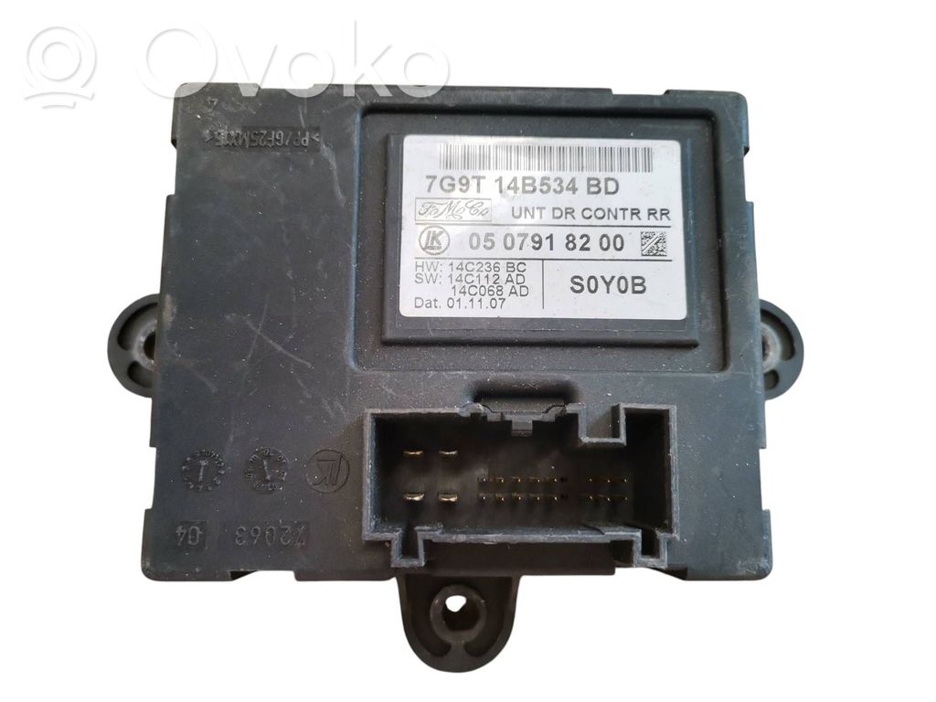 Unité de commande module de porte   0507918200,7G9T14B534BD,14C236BC