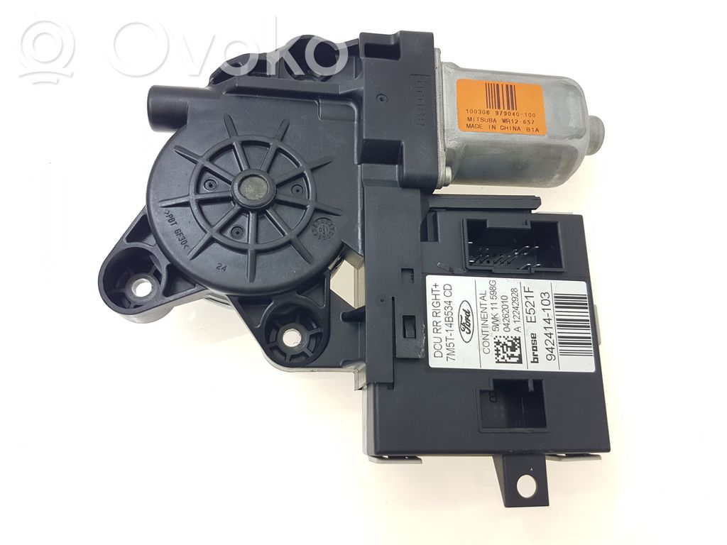 Ford Kuga I Rear door window regulator motor 