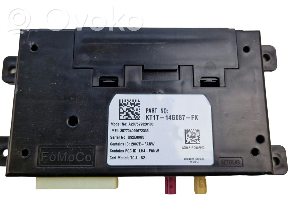 Ford Edge II Bluetooth control unit module 