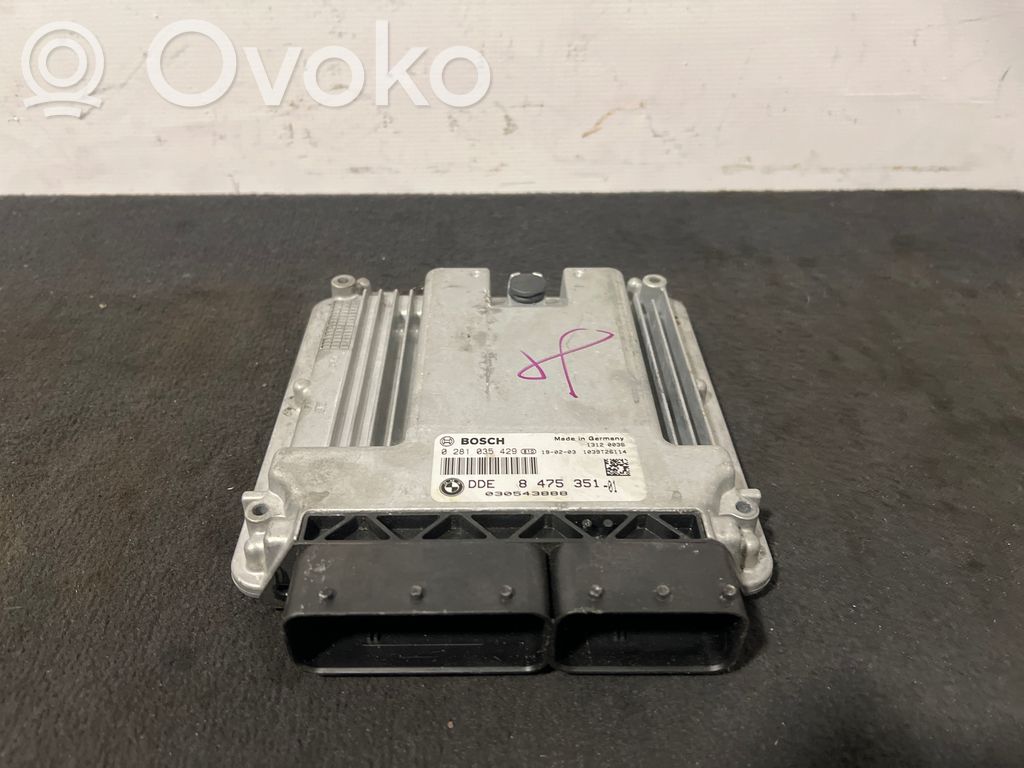 BMW 3 F30 F35 F31 Engine control unit/module 