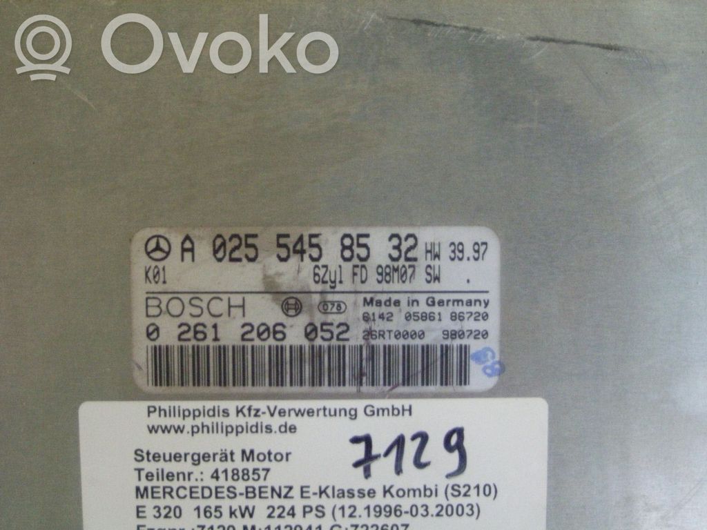 Engine control unit/module   0255458532
