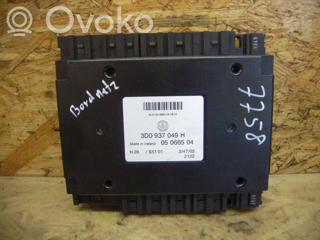Other control units/modules   3D0937049H