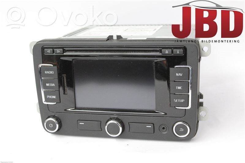 Skoda Superb B6 (3T) Panel / Radioodtwarzacz CD/DVD/GPS 