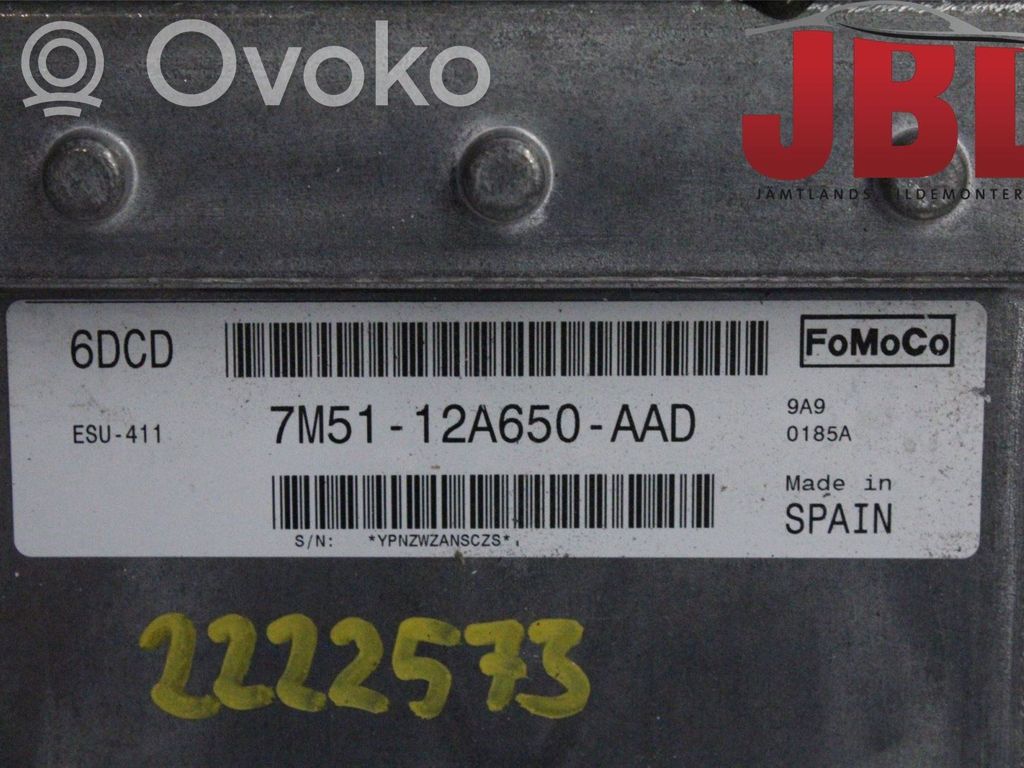 Unité de commande / module d'injection   1712930,ESU411,ESU411