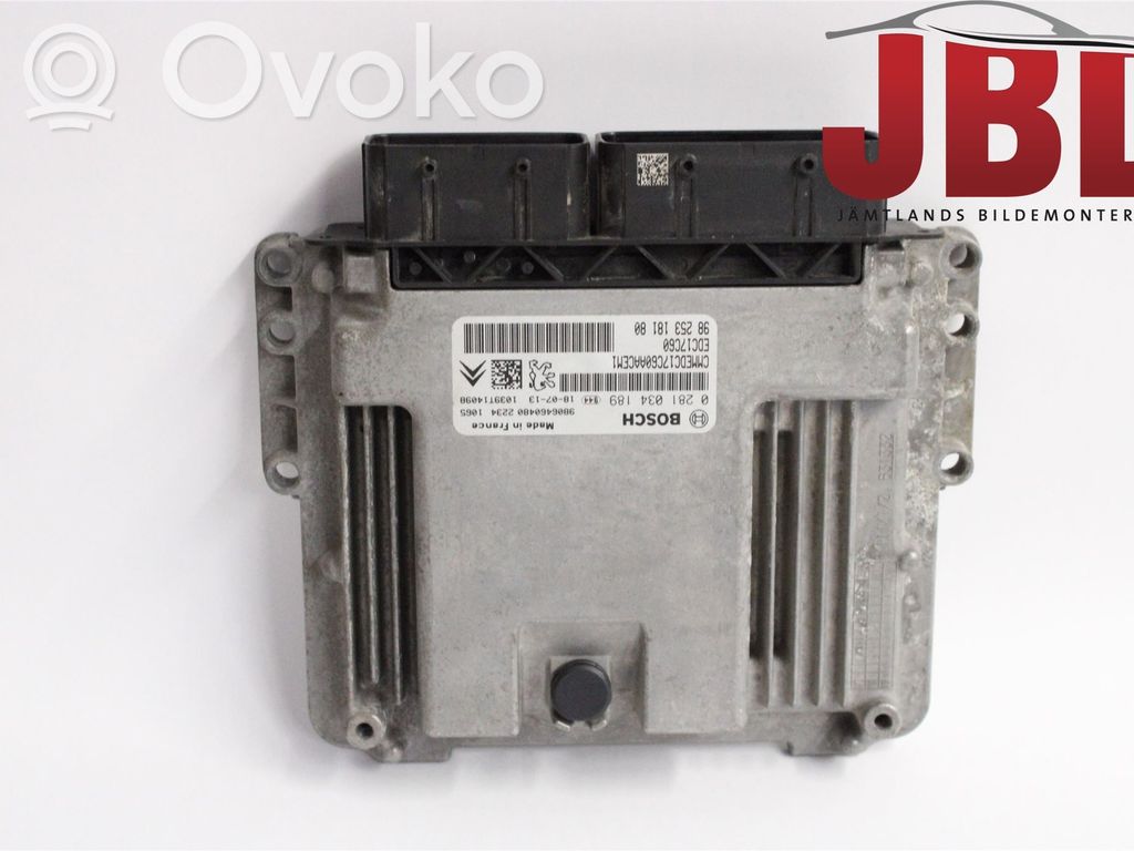 Peugeot Expert Injection control unit/module 