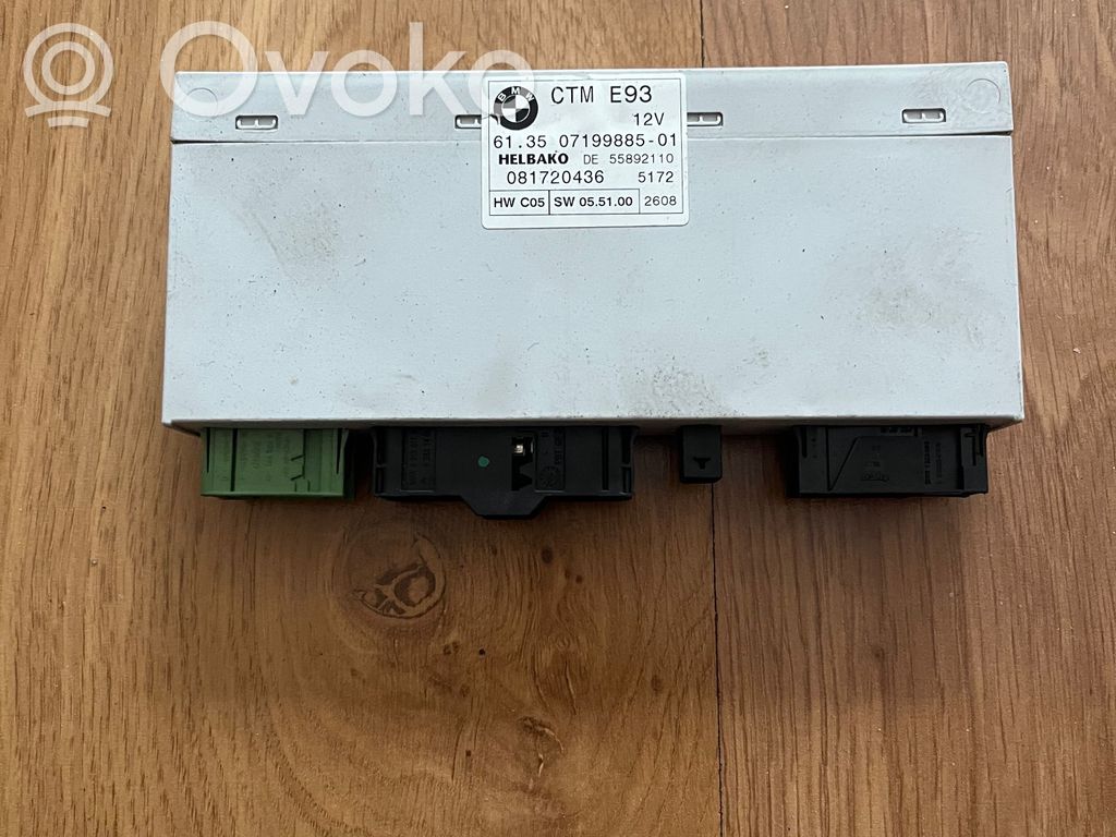 BMW 3 E92 E93 Sunroof control unit/module 