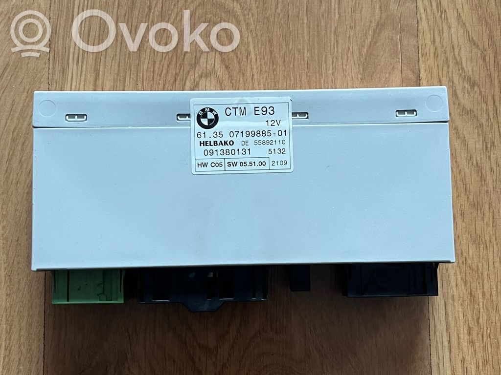 BMW 3 E92 E93 Sunroof control unit/module 
