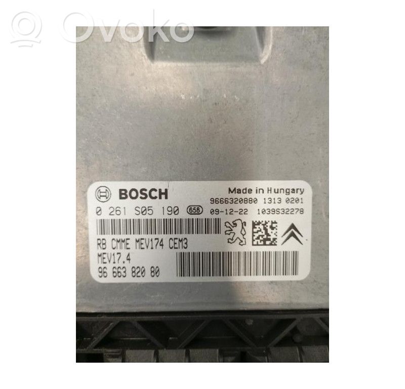 Citroen DS3 Engine control unit/module 