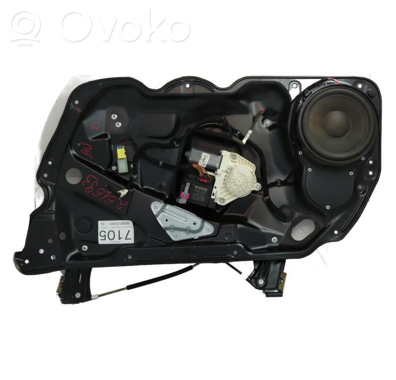 Volkswagen PASSAT B6 Silnik regulatora szyby drzwi przednich 