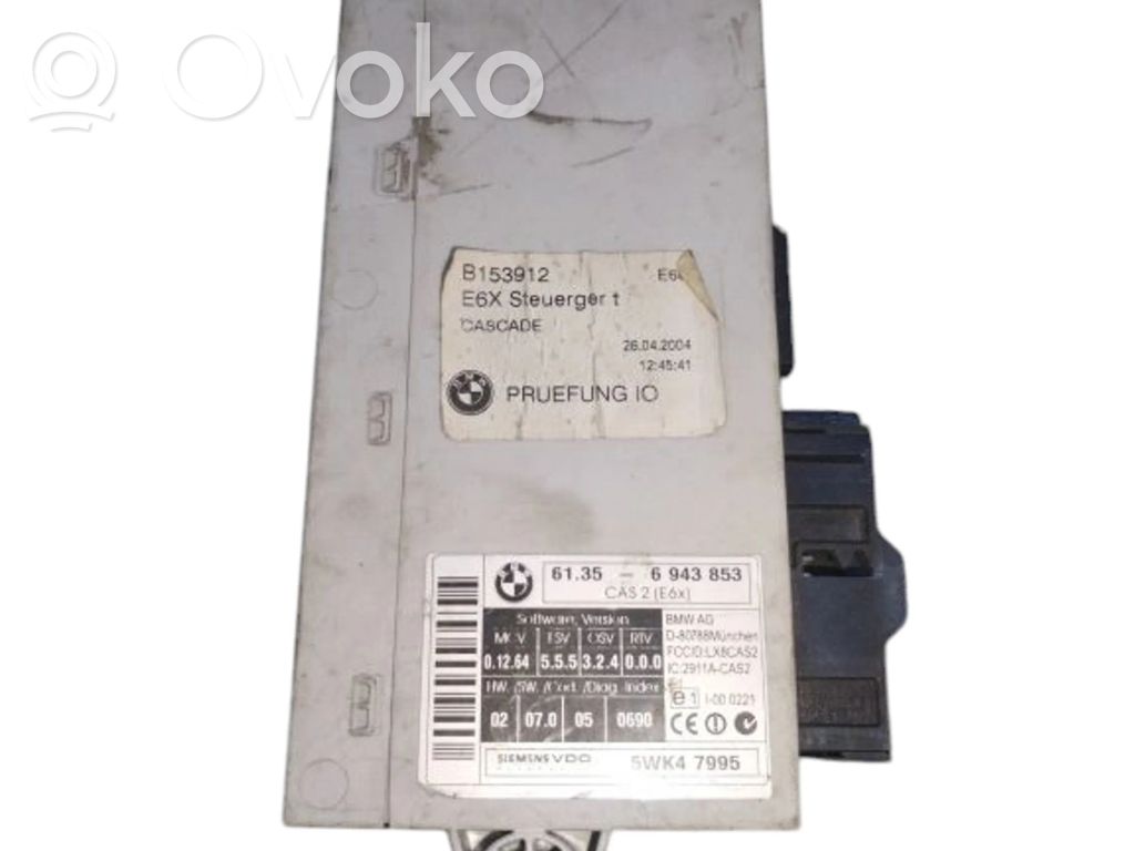 CAS valdymo blokas/ modulis   6943853,5WK47995