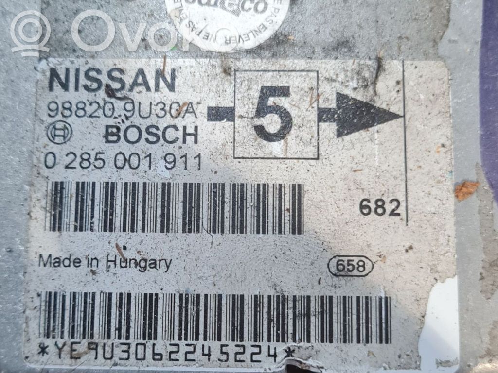 Nissan Note (E11) Airbag control unit/module 