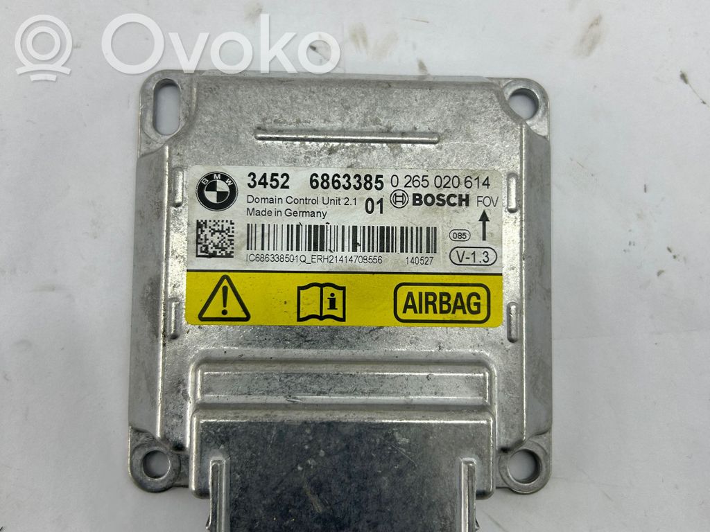 BMW 3 F30 F35 F31 Sterownik / Moduł Airbag 