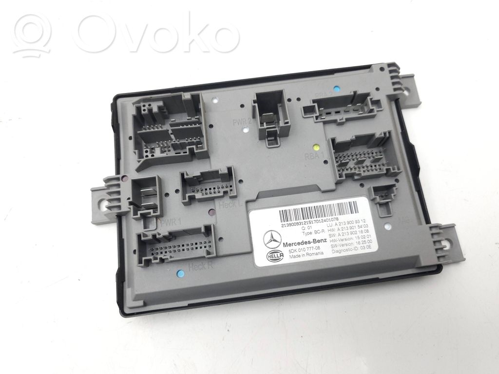 Mercedes-Benz E W213 SAM control unit 