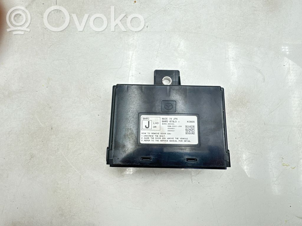 Mazda CX-30 Sonstige Steuergeräte / Module 