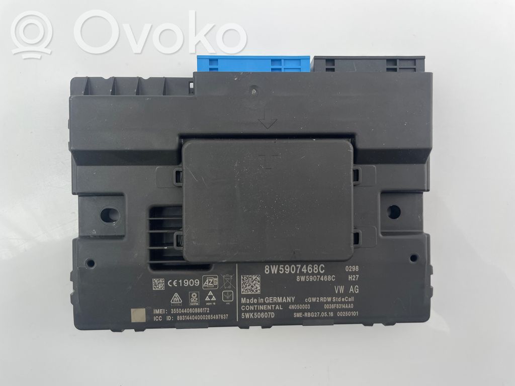 Gateway control module   8W5907468C,5WK50607D,0036F8314AA0