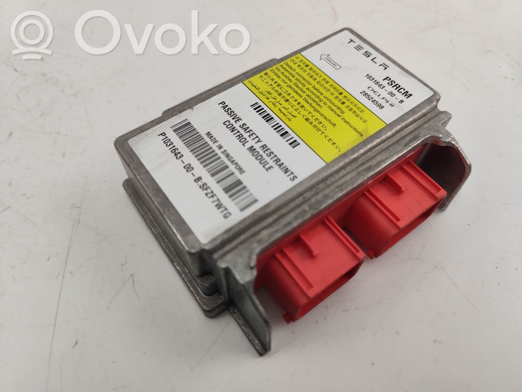 Tesla Model S Unidad de control/módulo del Airbag 