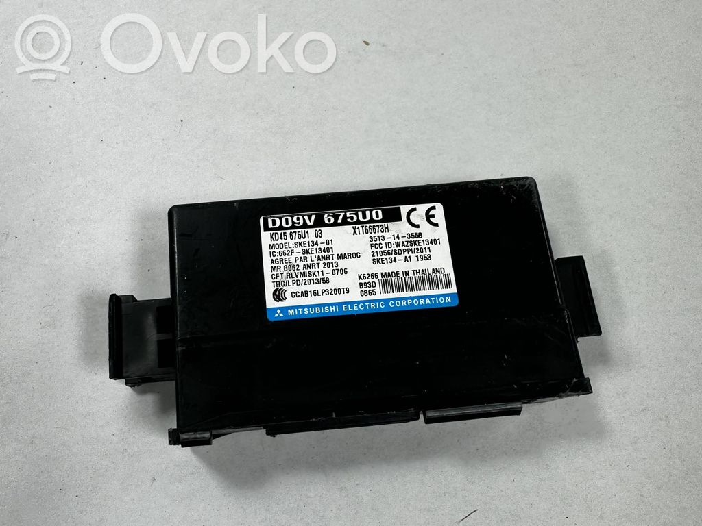Other control units/modules   D09V675U0
