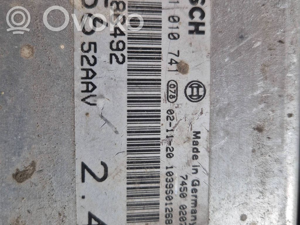 Engine control unit/module   0281010741,1039S01268,55186492,552AA