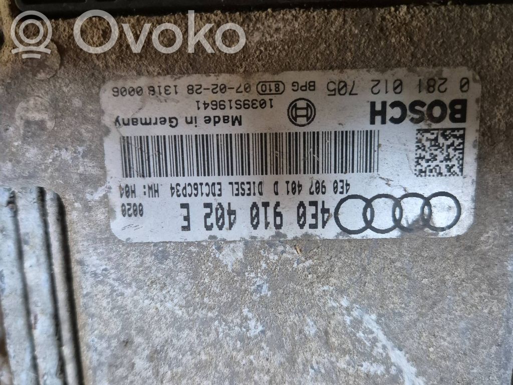 Audi A8 S8 D3 4E Engine control unit/module 