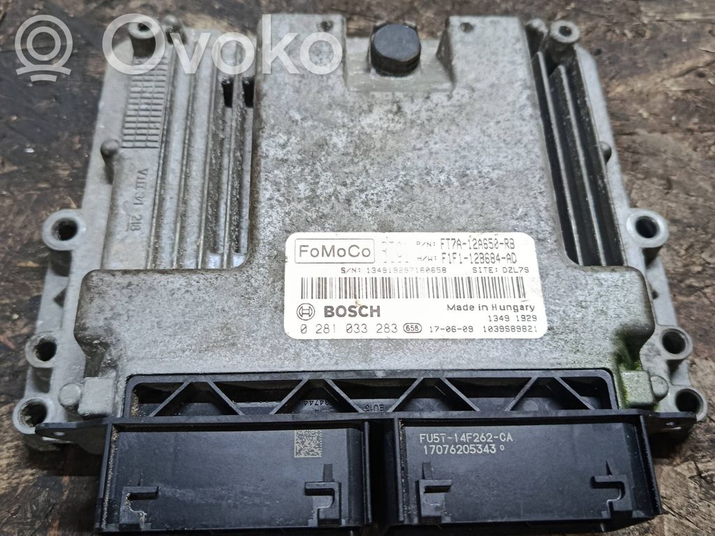 Engine control unit/module   FT7A12A650RB,0281033283,F1F112B684AD